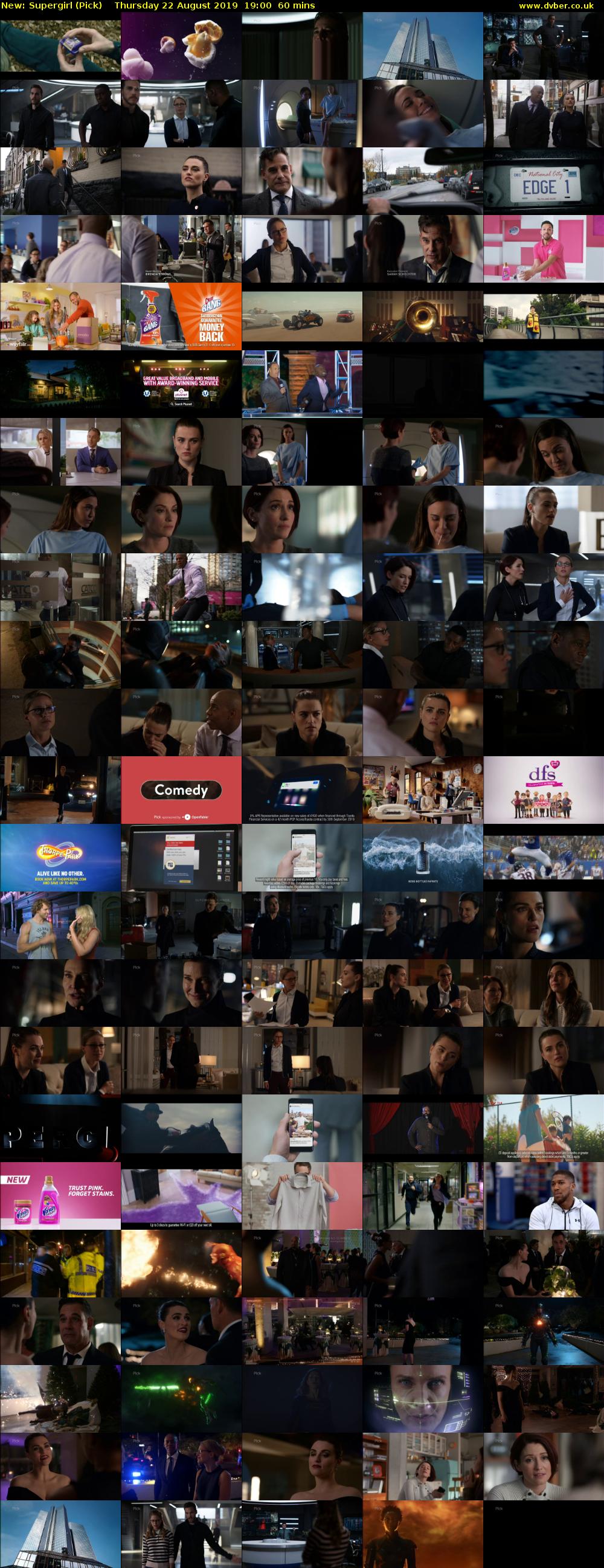 Supergirl (Pick) Thursday 22 August 2019 19:00 - 20:00