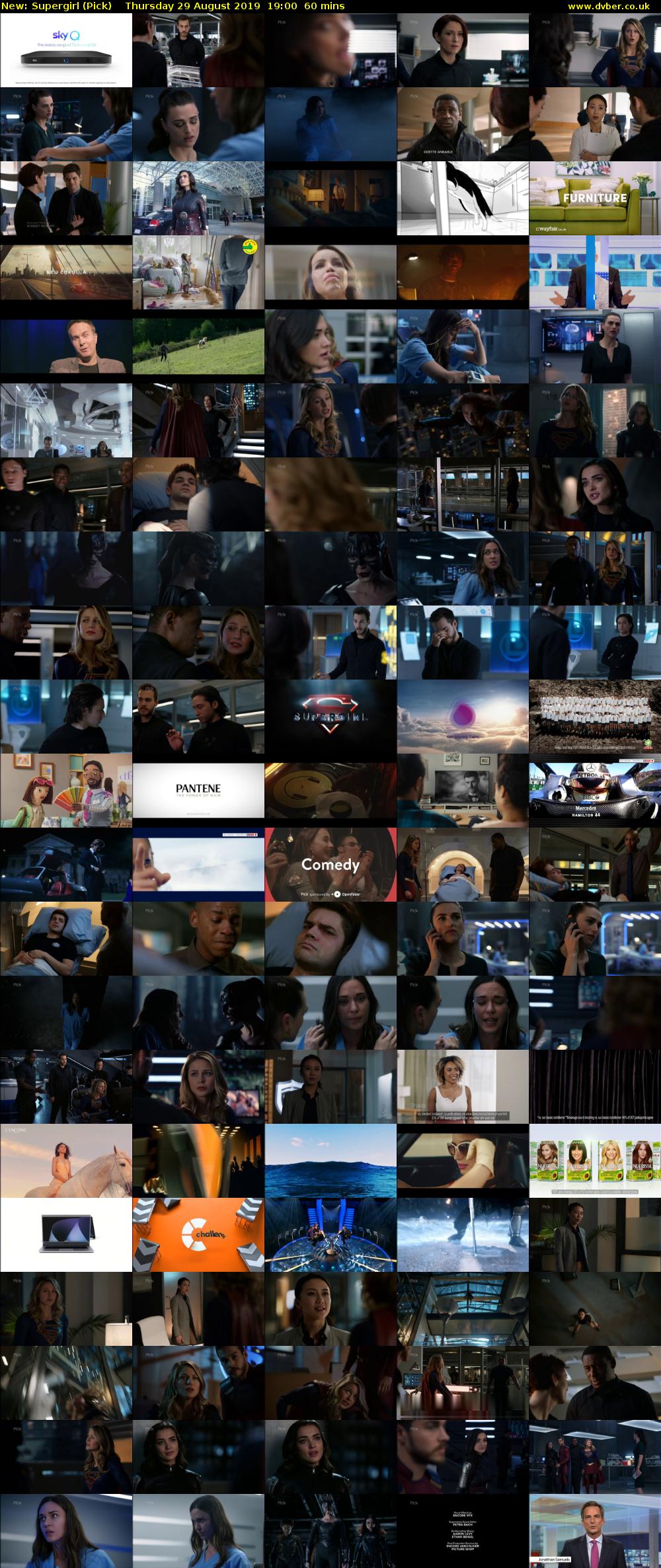 Supergirl (Pick) Thursday 29 August 2019 19:00 - 20:00