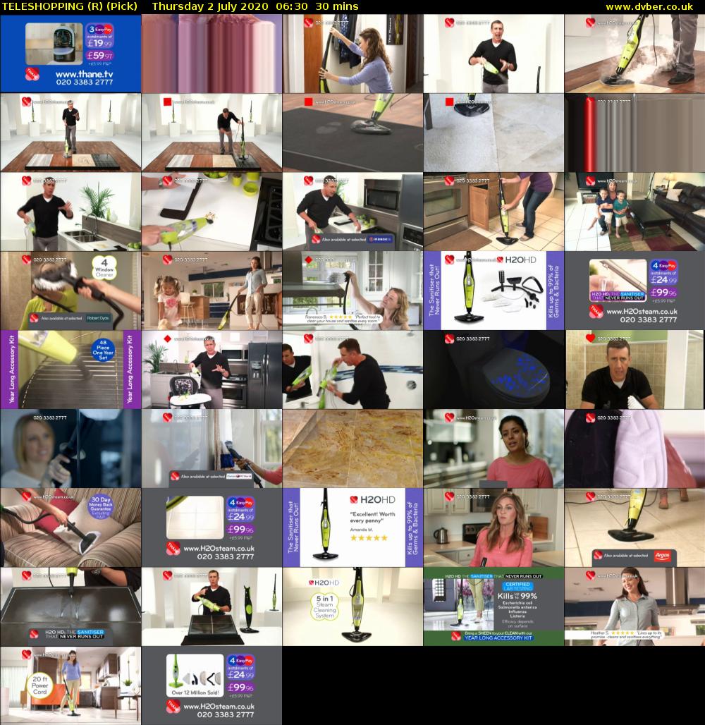 TELESHOPPING (R) (Pick) Thursday 2 July 2020 06:30 - 07:00