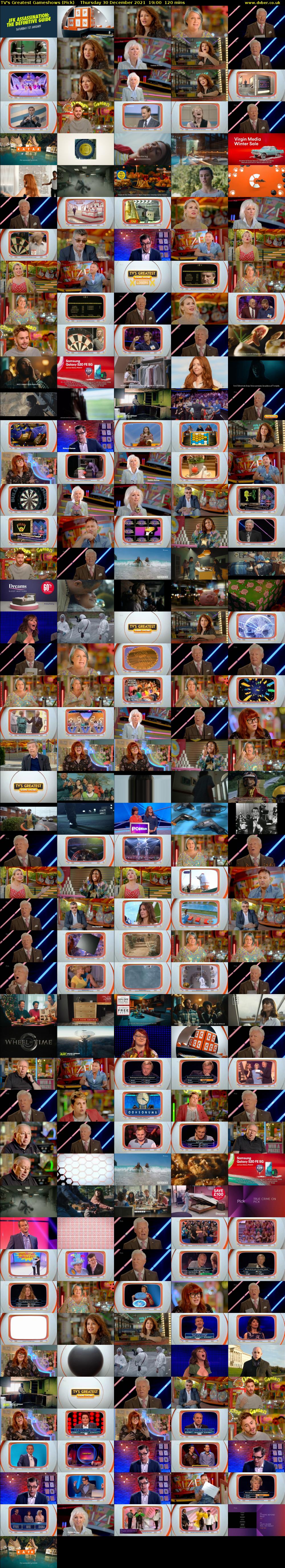 TV's Greatest Gameshows (Pick) Thursday 30 December 2021 19:00 - 21:00