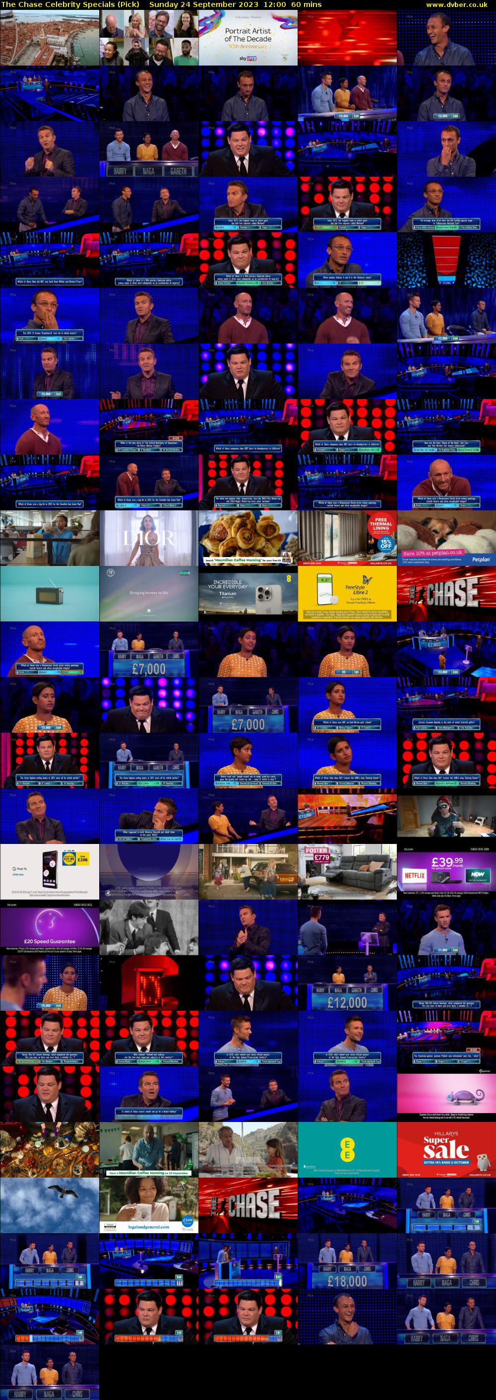The Chase Celebrity Specials (Pick) Sunday 24 September 2023 12:00 - 13:00