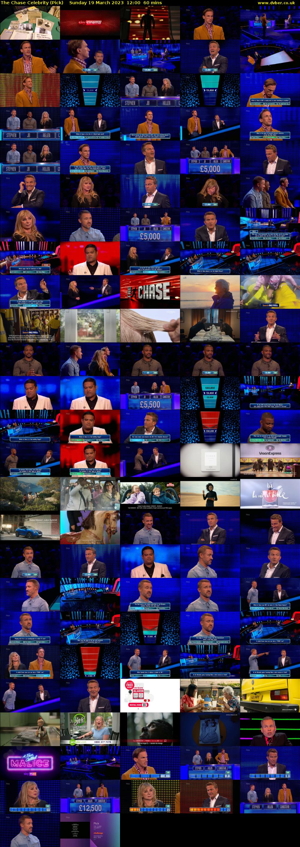 The Chase Celebrity (Pick) Sunday 19 March 2023 12:00 - 13:00