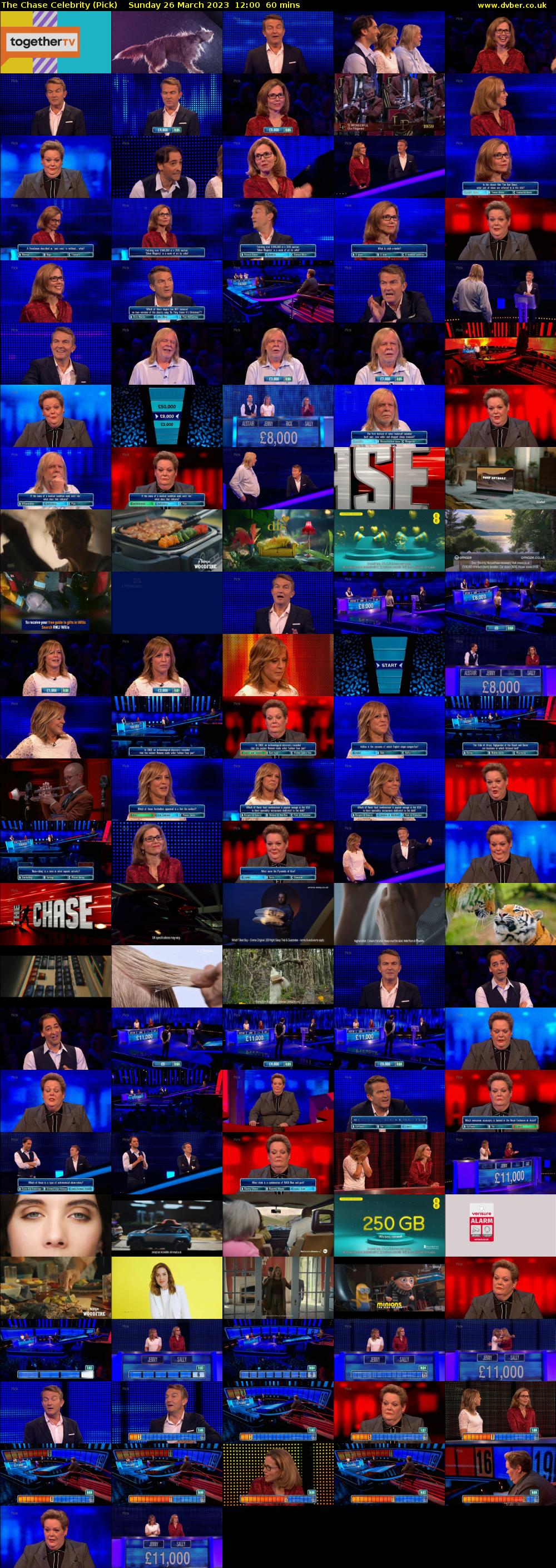 The Chase Celebrity (Pick) Sunday 26 March 2023 12:00 - 13:00