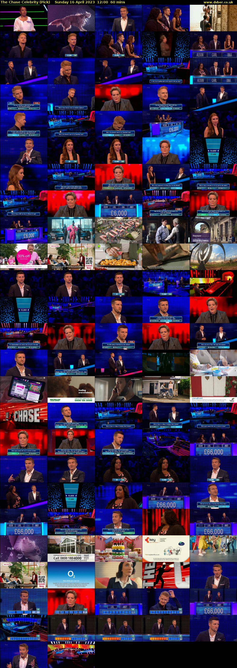 The Chase Celebrity (Pick) Sunday 16 April 2023 12:00 - 13:00