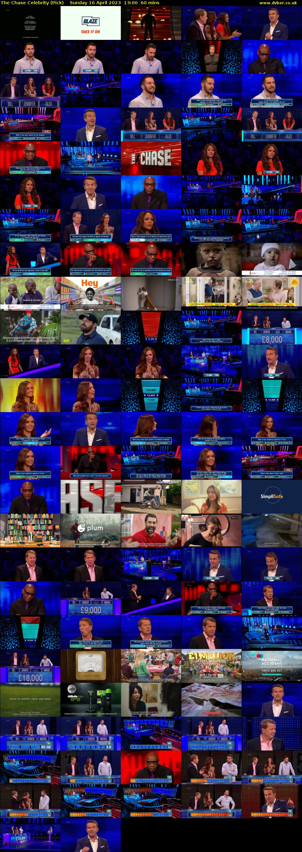 The Chase Celebrity (Pick) Sunday 16 April 2023 13:00 - 14:00