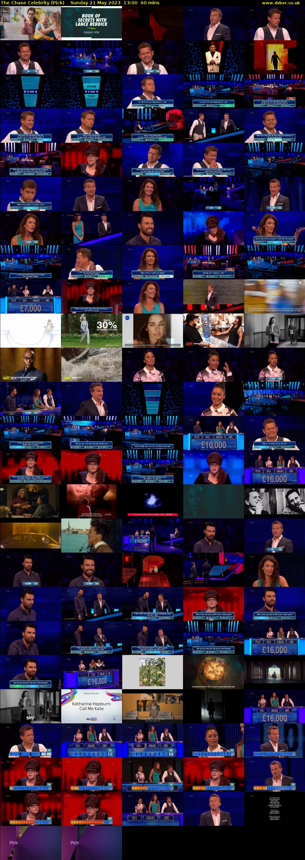 The Chase Celebrity (Pick) Sunday 21 May 2023 13:00 - 14:00