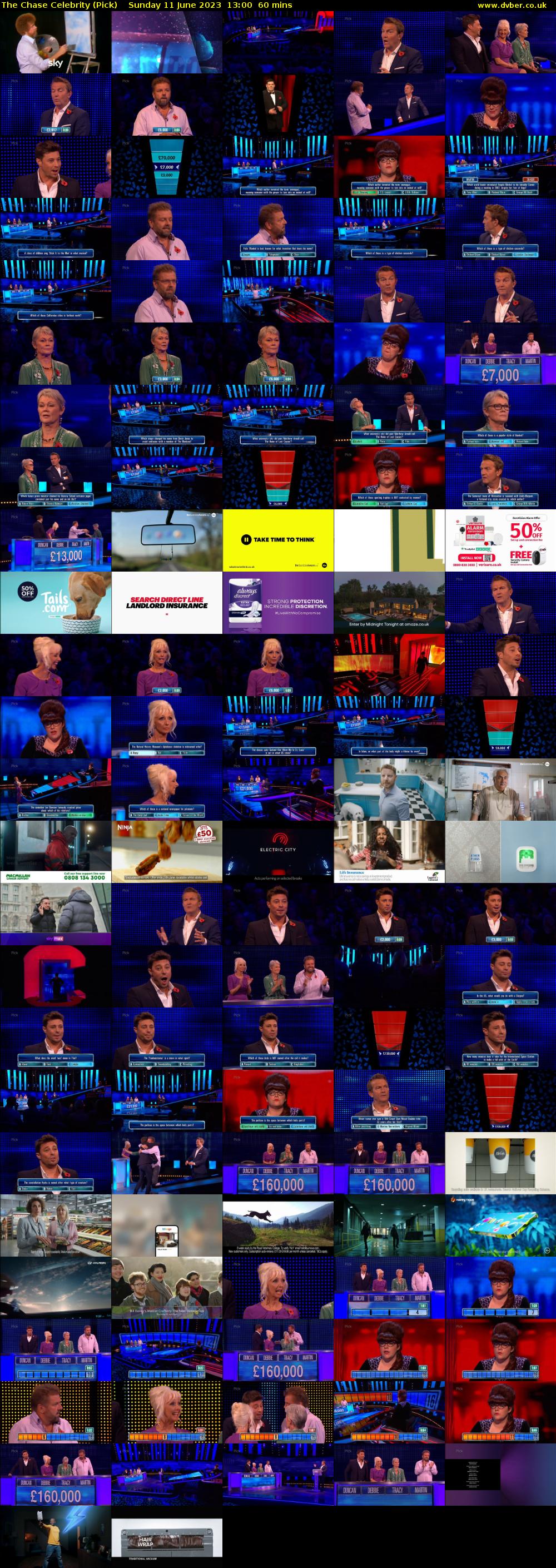 The Chase Celebrity (Pick) Sunday 11 June 2023 13:00 - 14:00