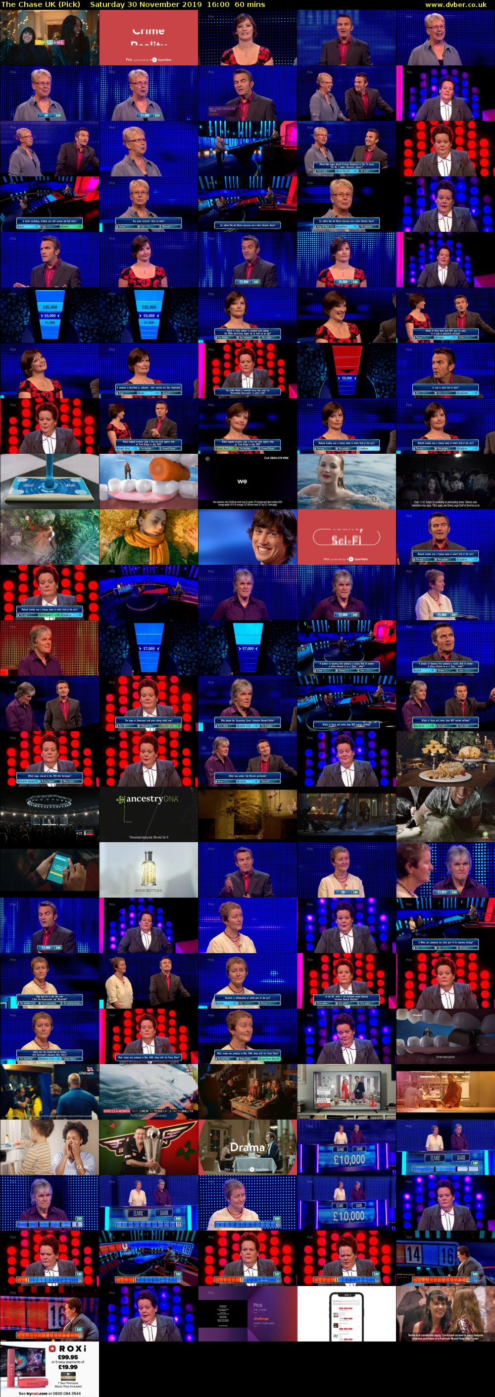The Chase UK (Pick) Saturday 30 November 2019 16:00 - 17:00