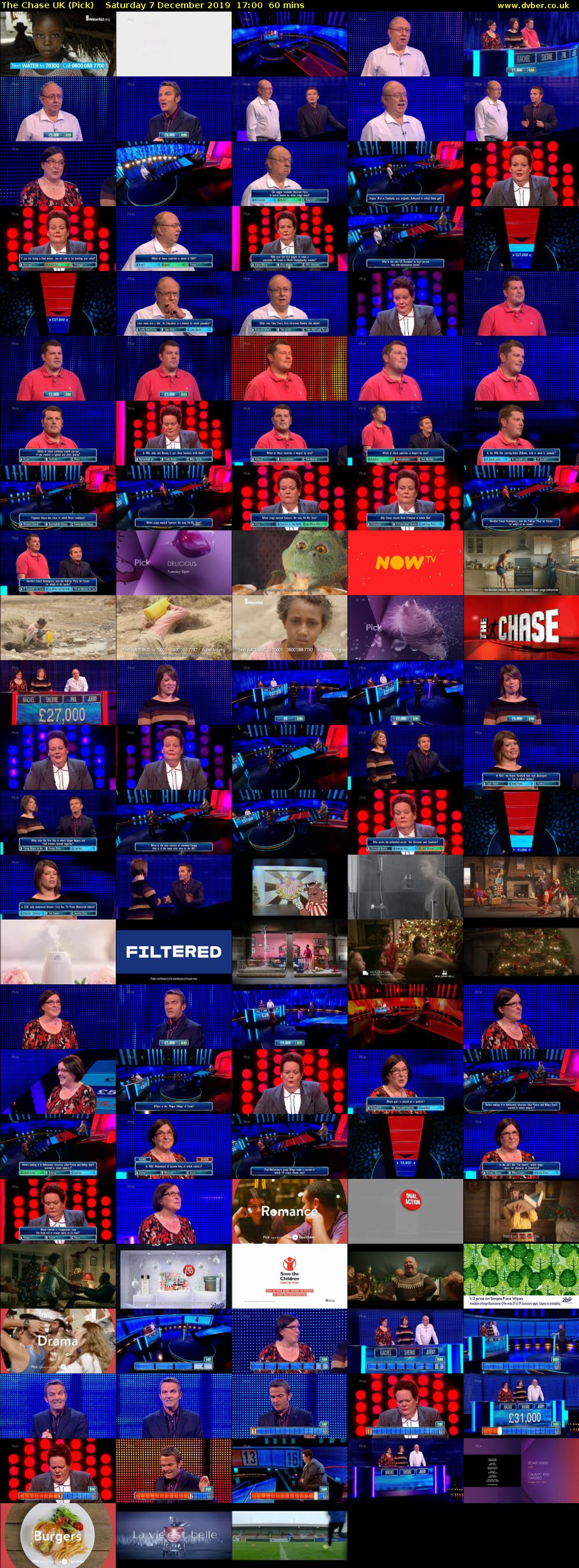 The Chase UK (Pick) Saturday 7 December 2019 17:00 - 18:00