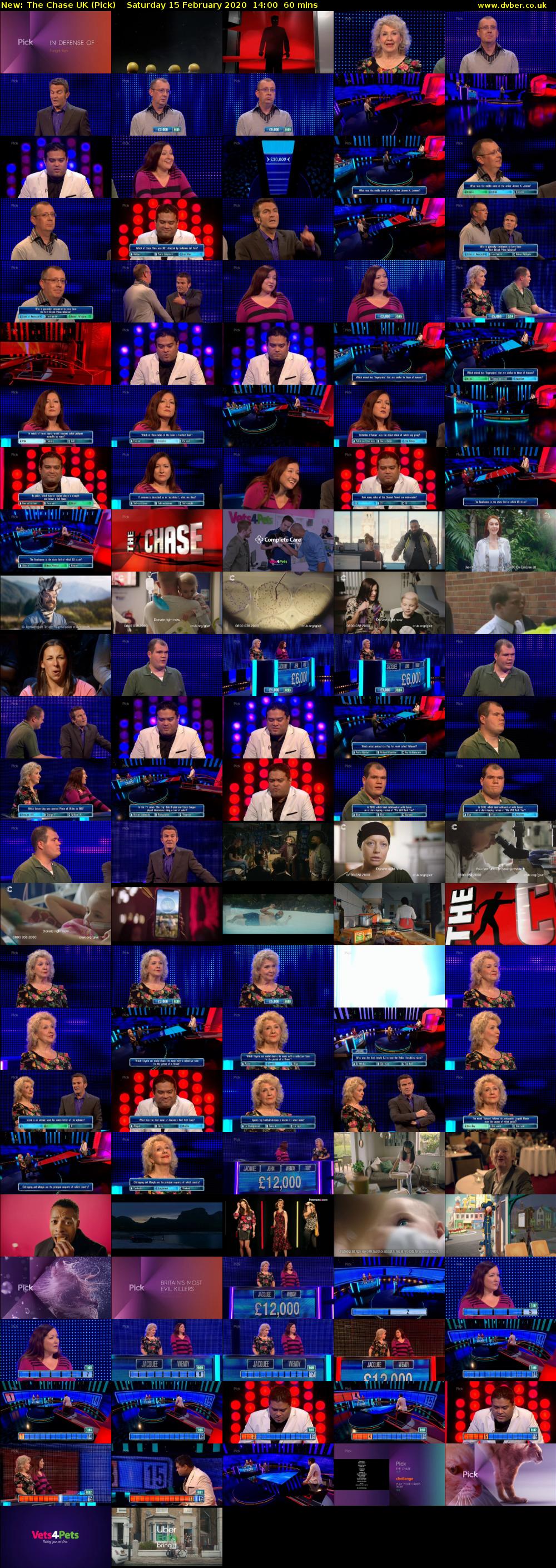 The Chase UK (Pick) Saturday 15 February 2020 14:00 - 15:00