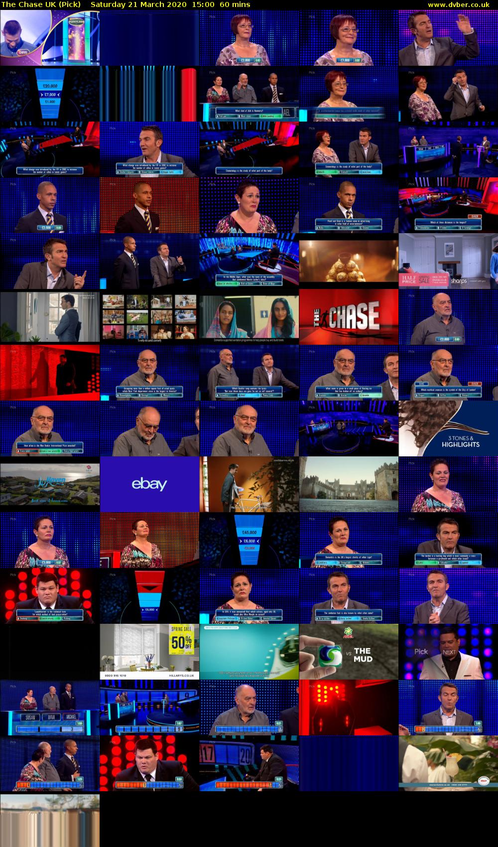 The Chase UK (Pick) Saturday 21 March 2020 15:00 - 16:00