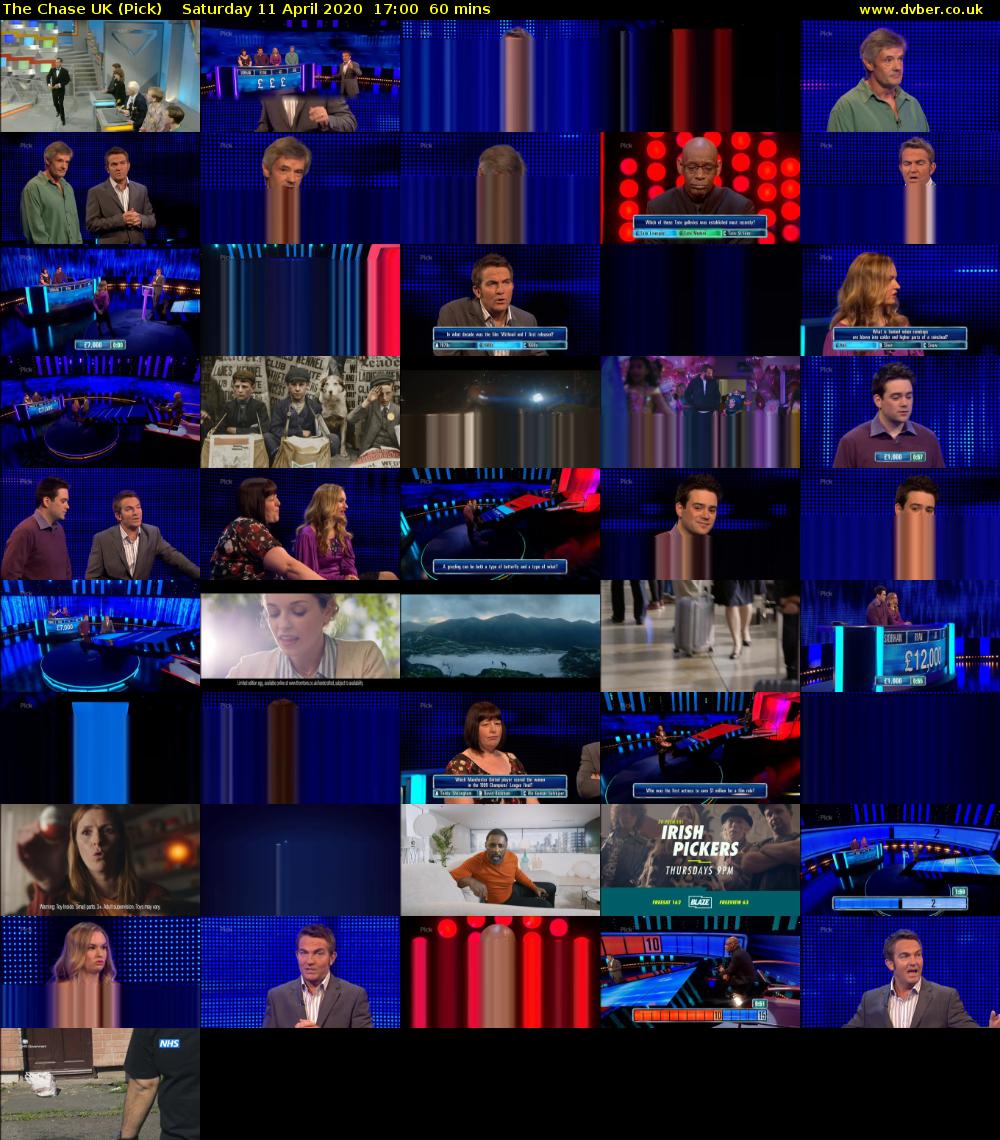 The Chase UK (Pick) Saturday 11 April 2020 17:00 - 18:00