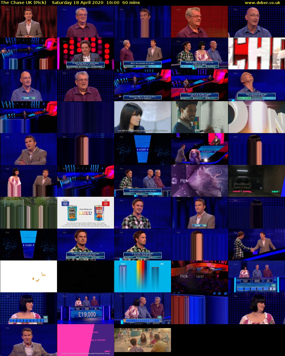 The Chase UK (Pick) Saturday 18 April 2020 16:00 - 17:00