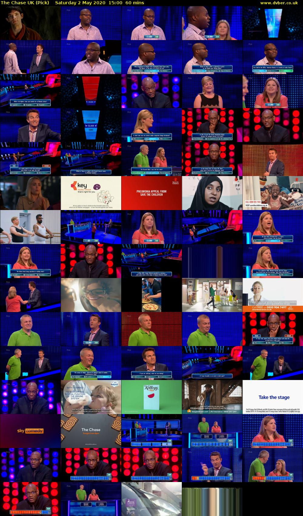 The Chase UK (Pick) Saturday 2 May 2020 15:00 - 16:00
