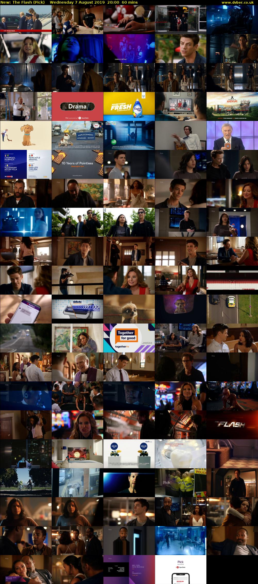 The Flash (Pick) Wednesday 7 August 2019 20:00 - 21:00