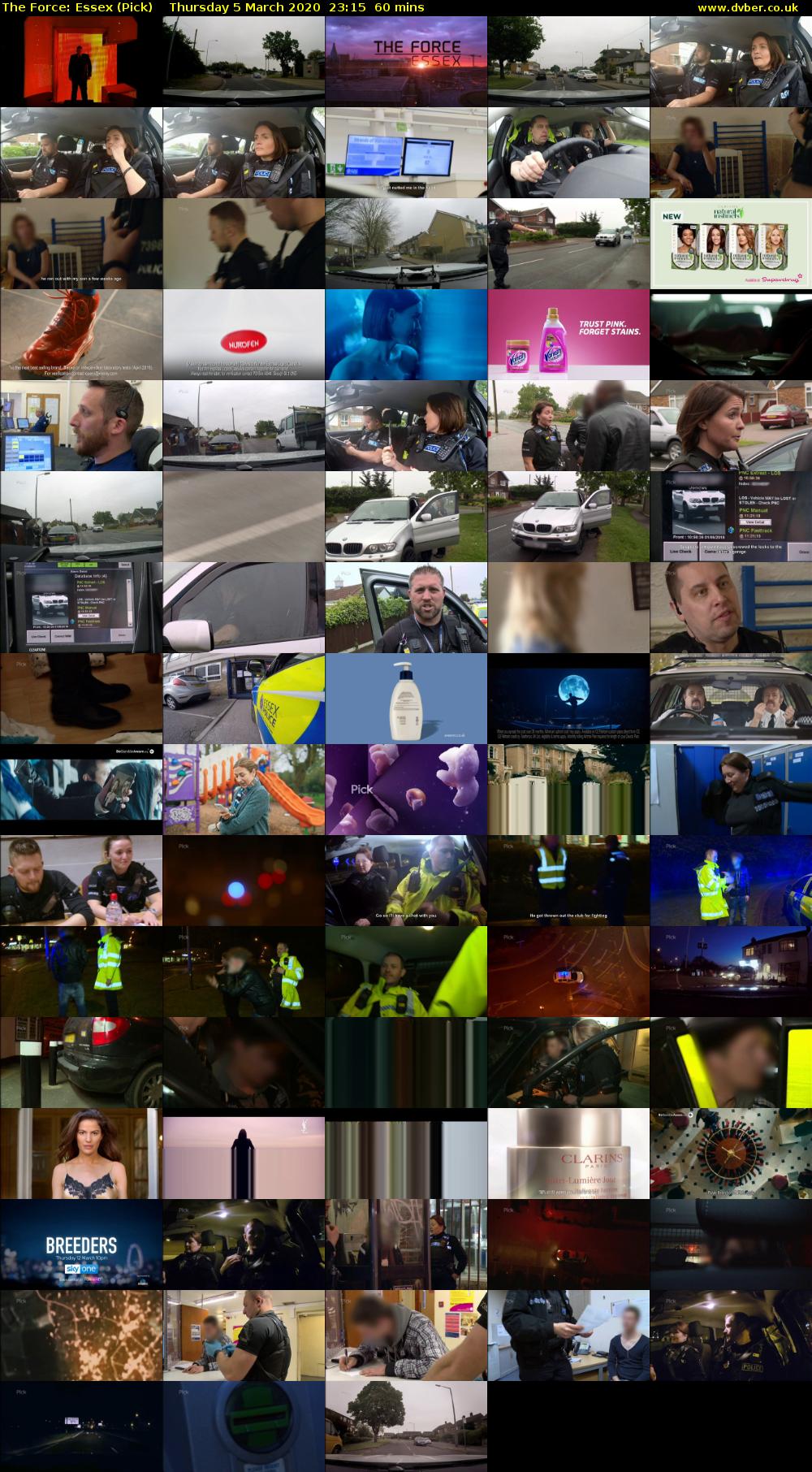 The Force: Essex (Pick) Thursday 5 March 2020 23:15 - 00:15