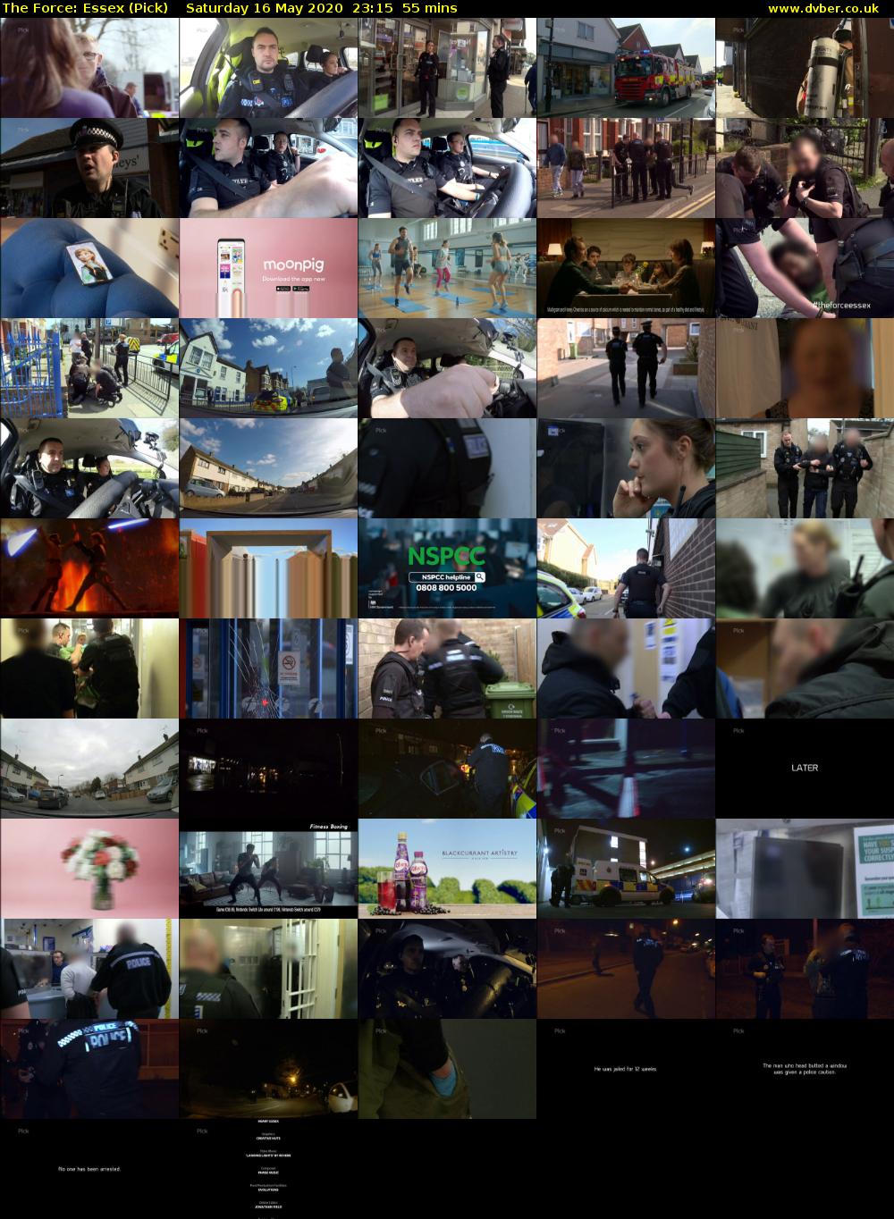 The Force: Essex (Pick) Saturday 16 May 2020 23:15 - 00:10