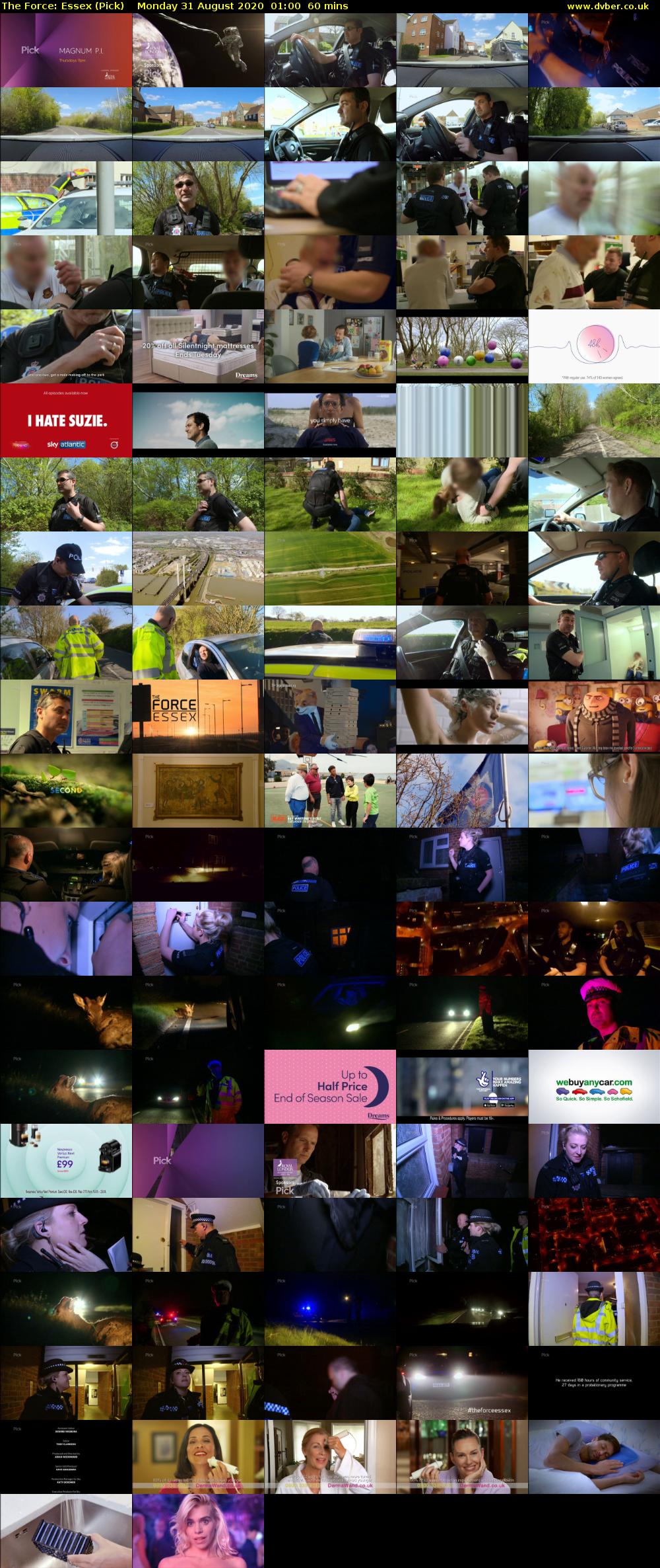 The Force: Essex (Pick) Monday 31 August 2020 01:00 - 02:00