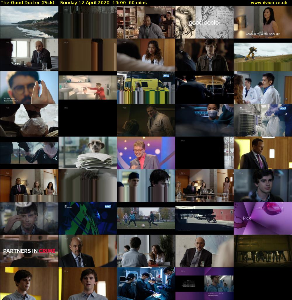 The Good Doctor (Pick) Sunday 12 April 2020 19:00 - 20:00