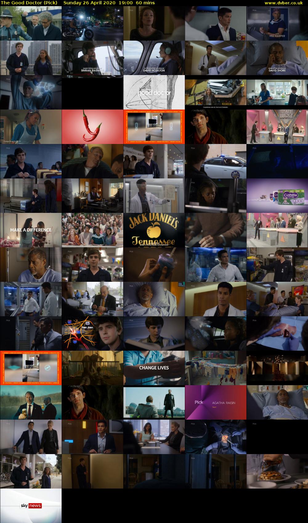 The Good Doctor (Pick) Sunday 26 April 2020 19:00 - 20:00