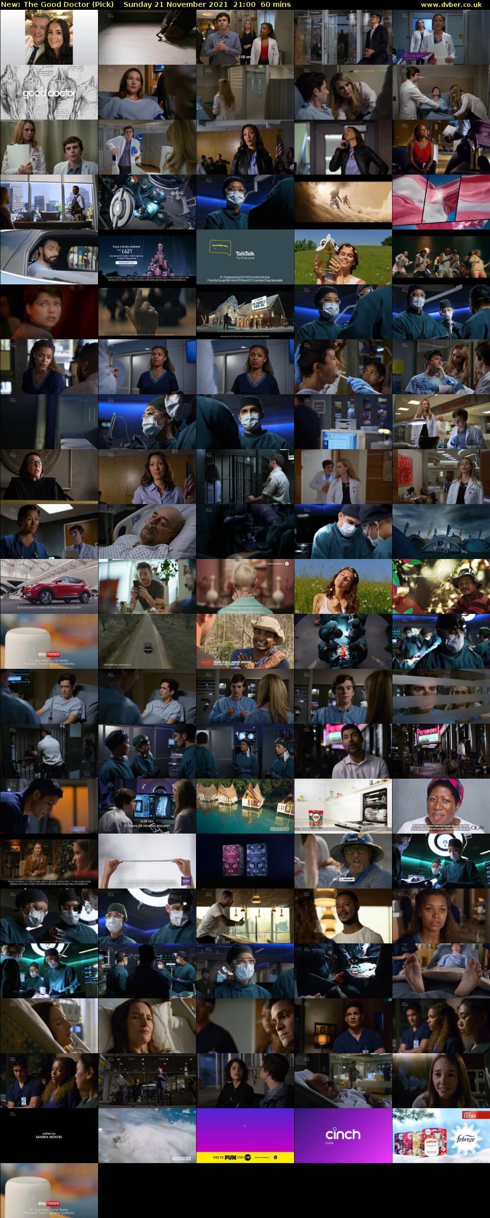 The Good Doctor (Pick) Sunday 21 November 2021 21:00 - 22:00