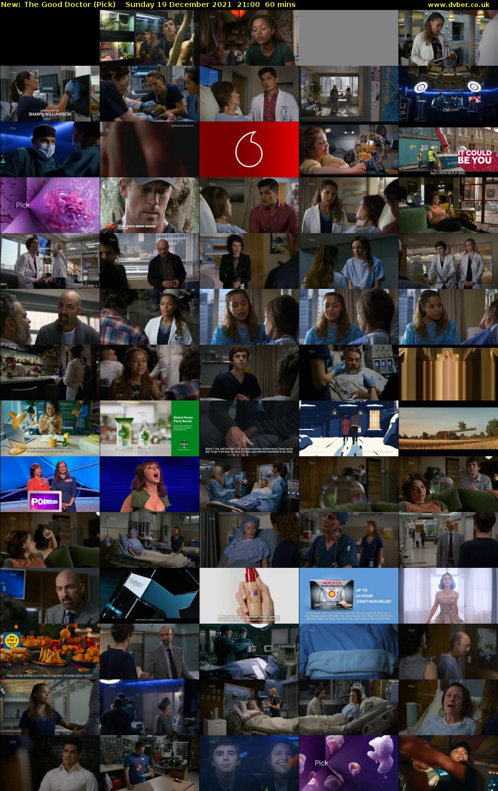 The Good Doctor (Pick) Sunday 19 December 2021 21:00 - 22:00