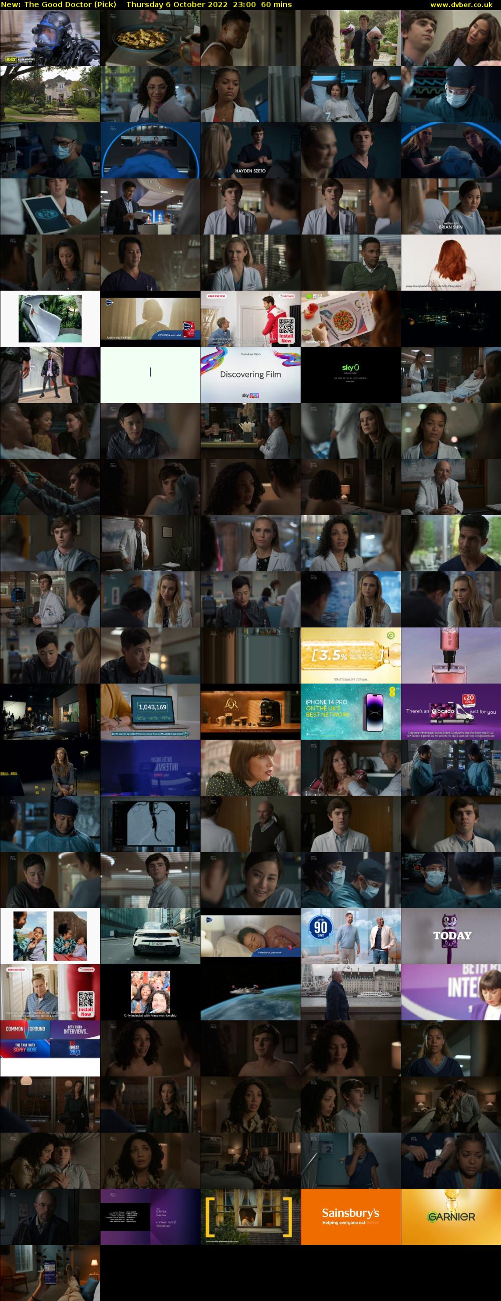 The Good Doctor (Pick) Thursday 6 October 2022 23:00 - 00:00