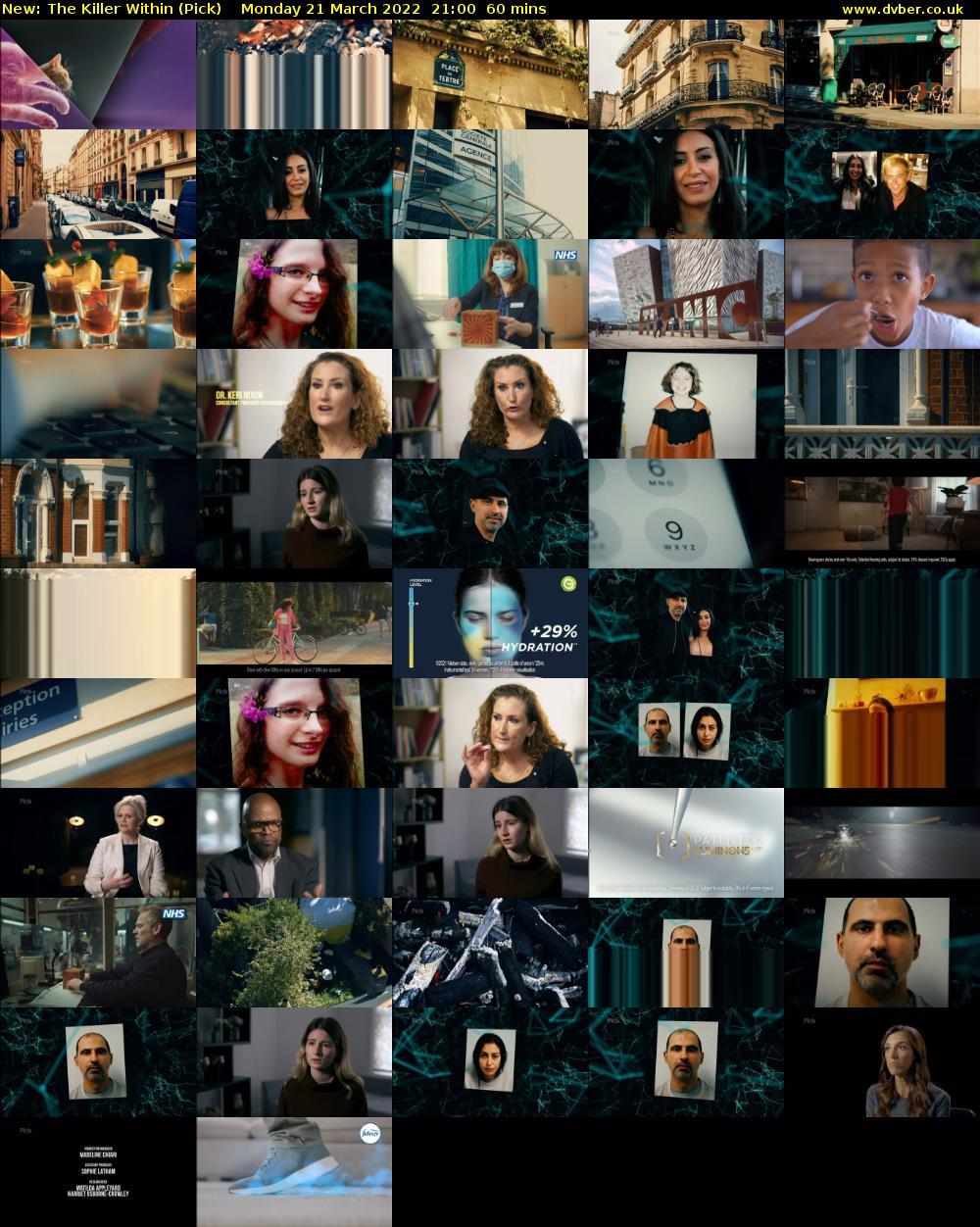 The Killer Within (Pick) Monday 21 March 2022 21:00 - 22:00