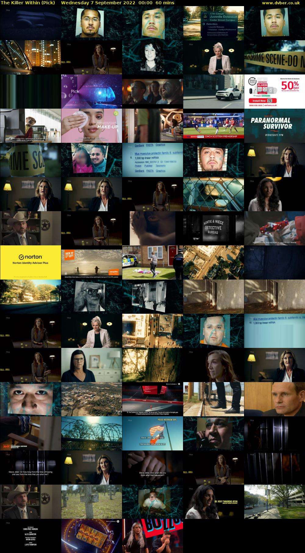 The Killer Within (Pick) Wednesday 7 September 2022 00:00 - 01:00