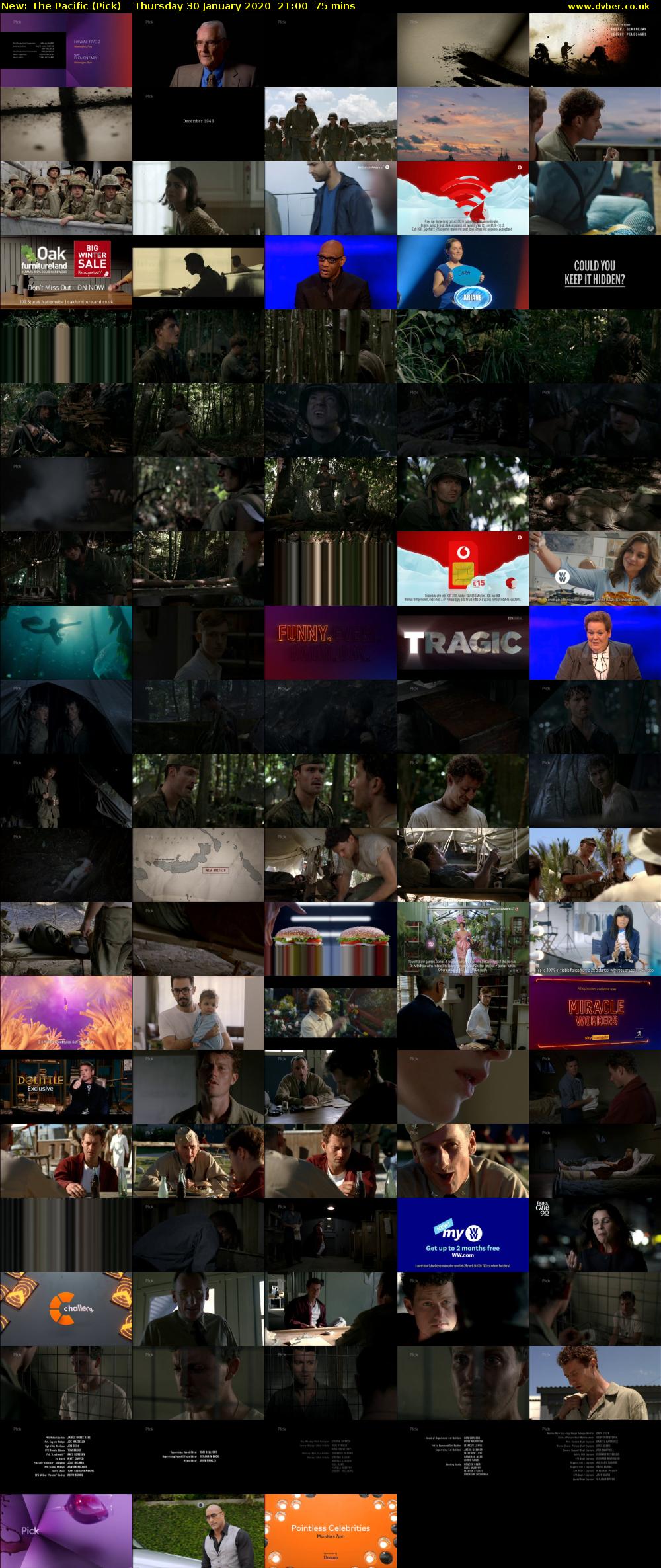 The Pacific (Pick) Thursday 30 January 2020 21:00 - 22:15
