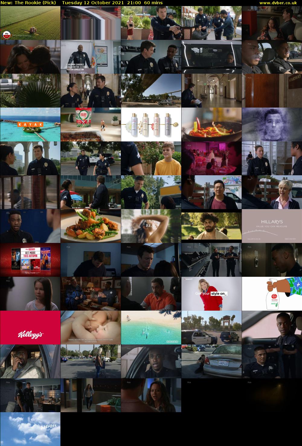The Rookie (Pick) Tuesday 12 October 2021 21:00 - 22:00
