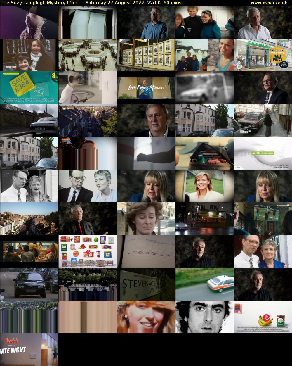 The Suzy Lamplugh Mystery (Pick) Saturday 27 August 2022 22:00 - 23:00