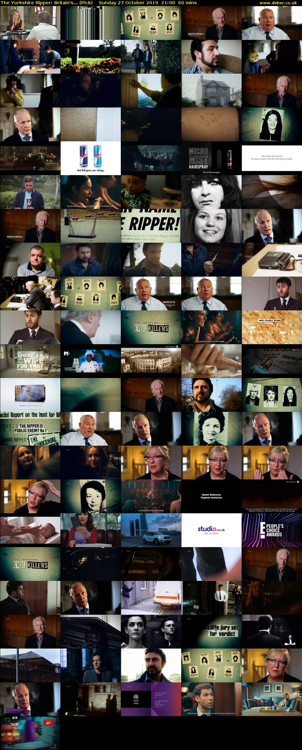 The Yorkshire Ripper: Britain's... (Pick) Sunday 27 October 2019 21:00 - 22:00