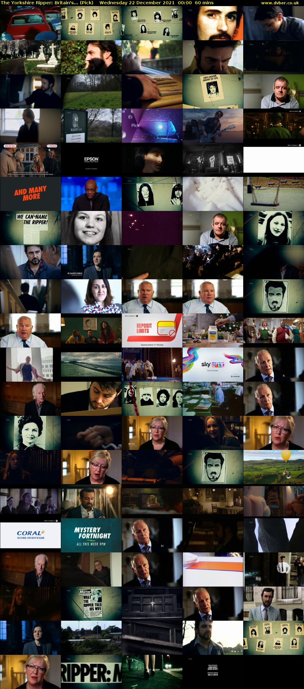The Yorkshire Ripper: Britain's... (Pick) Wednesday 22 December 2021 00:00 - 01:00