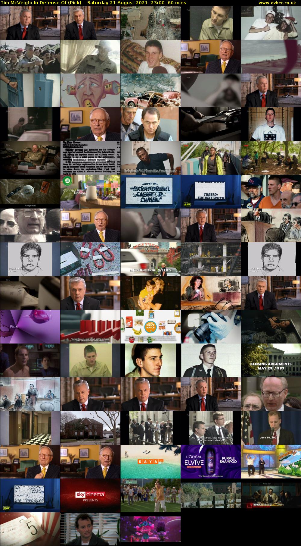 Tim McVeigh: In Defense Of (Pick) Sunday 22 August 2021 00:00 - 01:00