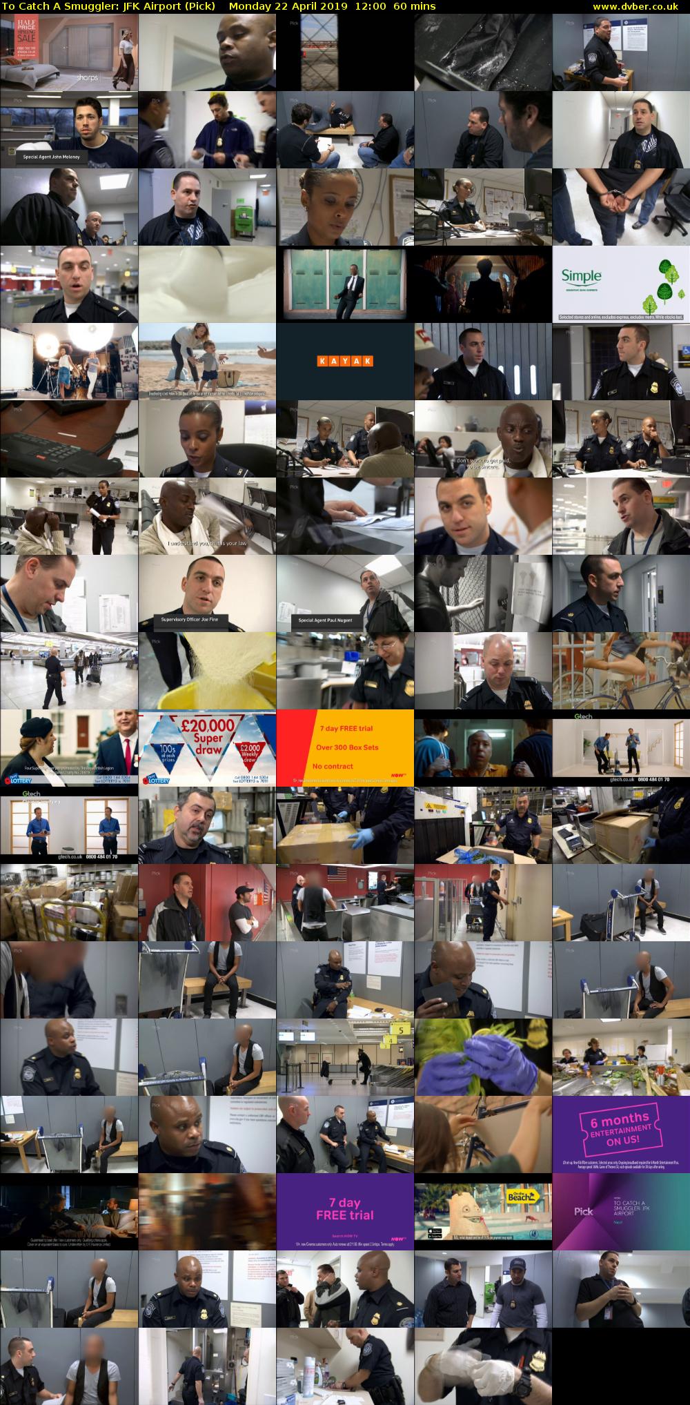 To Catch A Smuggler: JFK Airport (Pick) Monday 22 April 2019 12:00 - 13:00