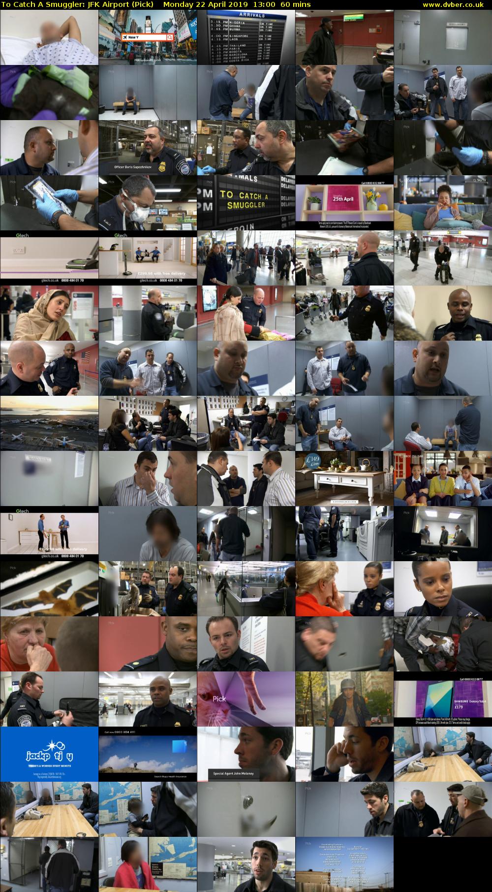 To Catch A Smuggler: JFK Airport (Pick) Monday 22 April 2019 13:00 - 14:00