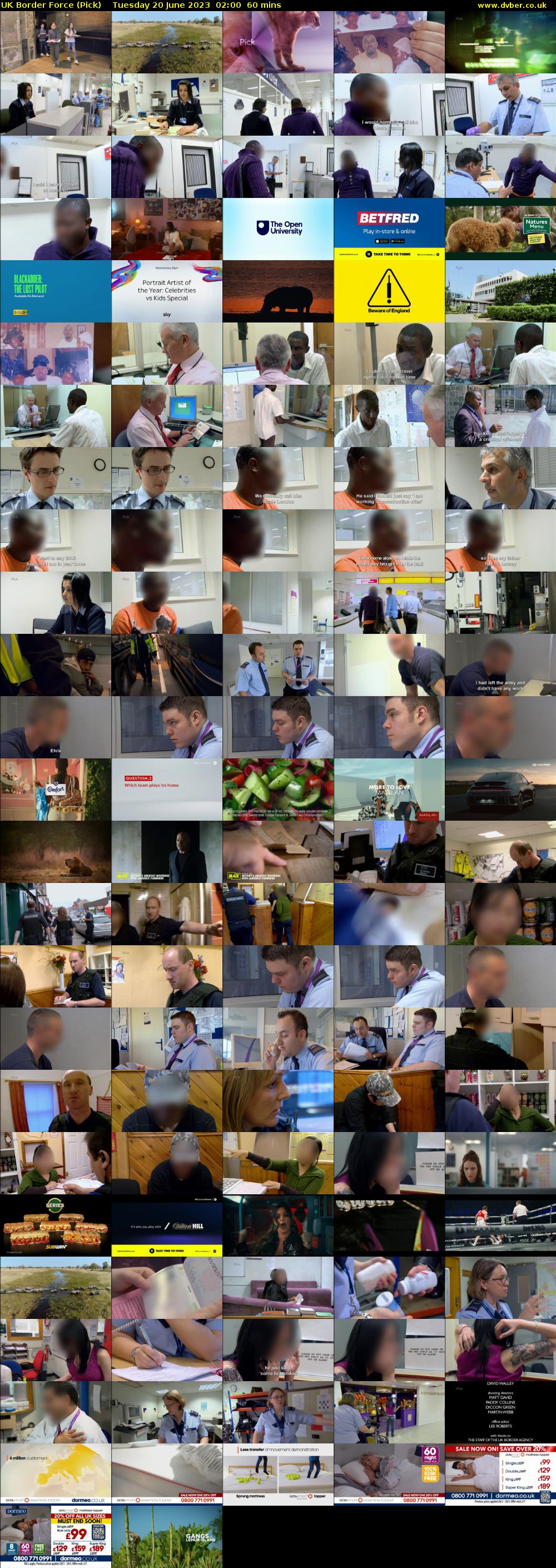 UK Border Force (Pick) Tuesday 20 June 2023 02:00 - 03:00