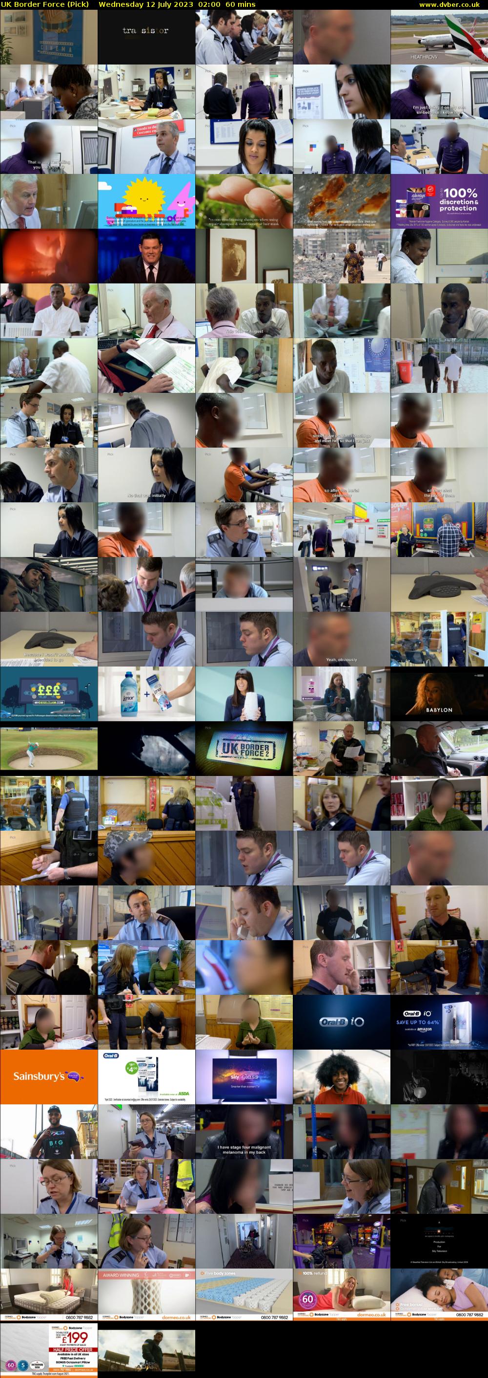 UK Border Force (Pick) Wednesday 12 July 2023 02:00 - 03:00