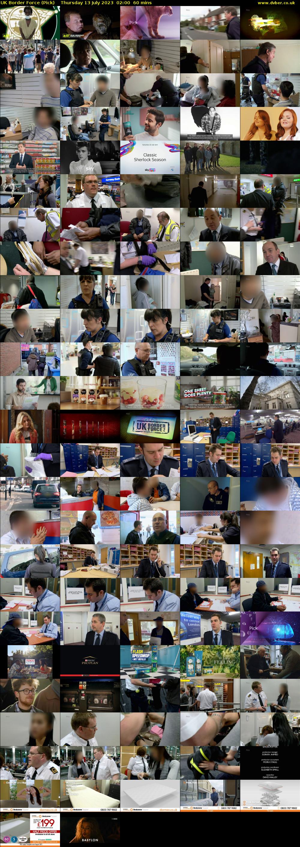 UK Border Force (Pick) Thursday 13 July 2023 02:00 - 03:00