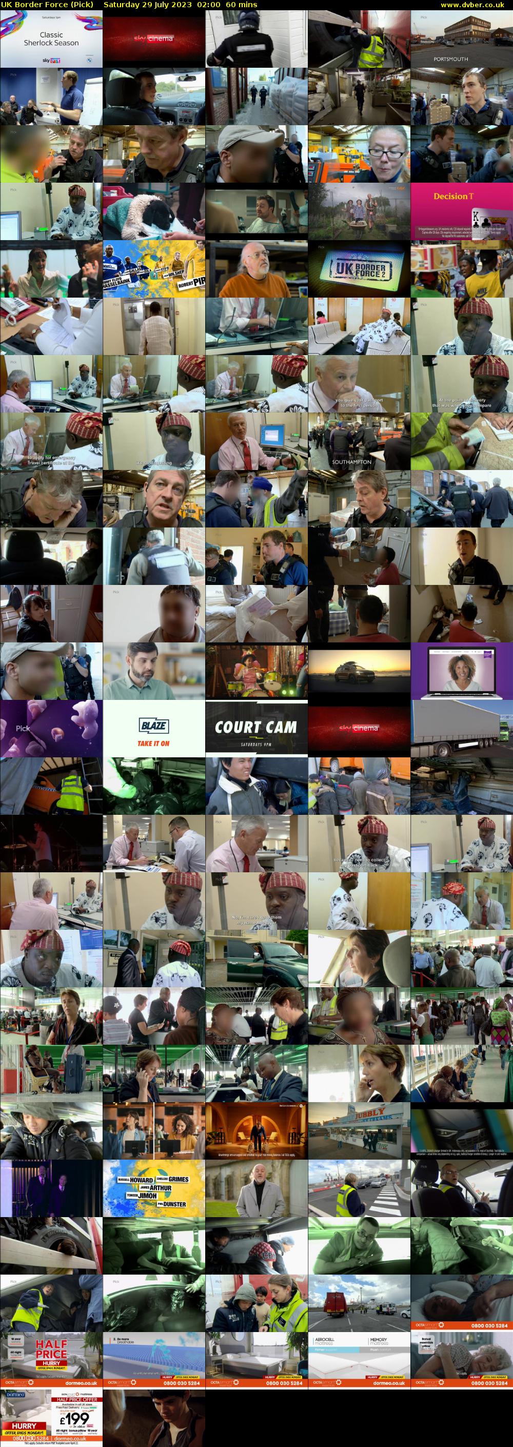 UK Border Force (Pick) Saturday 29 July 2023 02:00 - 03:00