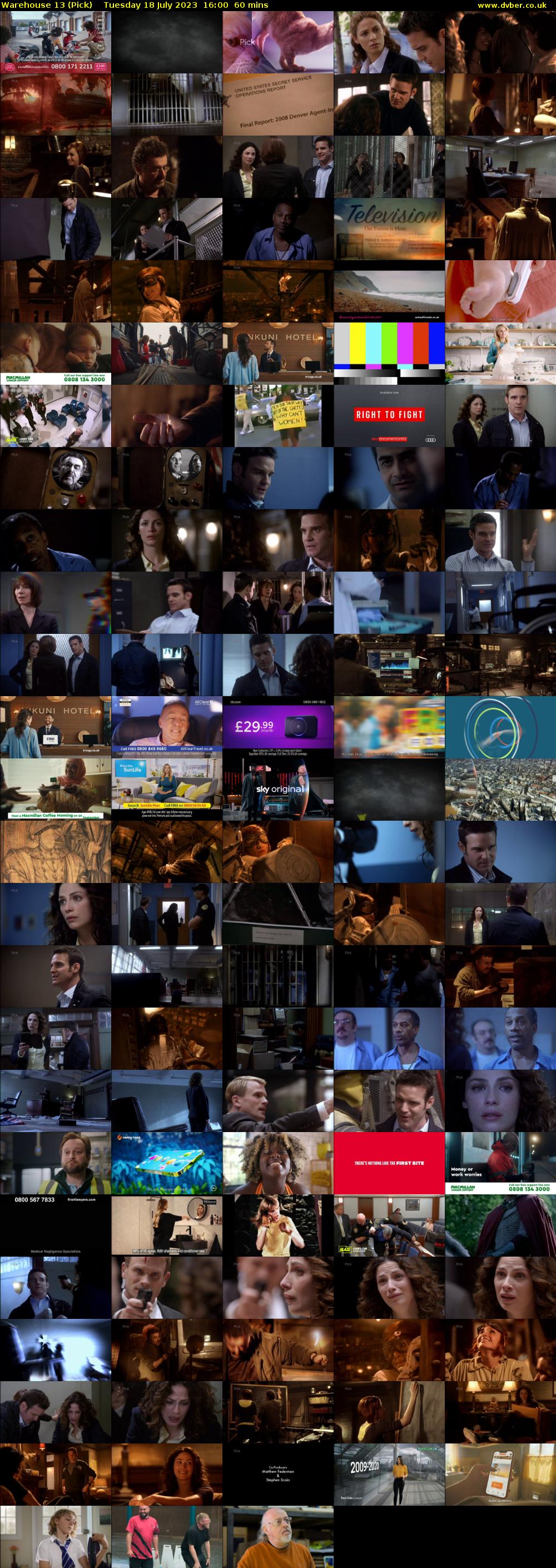 Warehouse 13 (Pick) Tuesday 18 July 2023 16:00 - 17:00