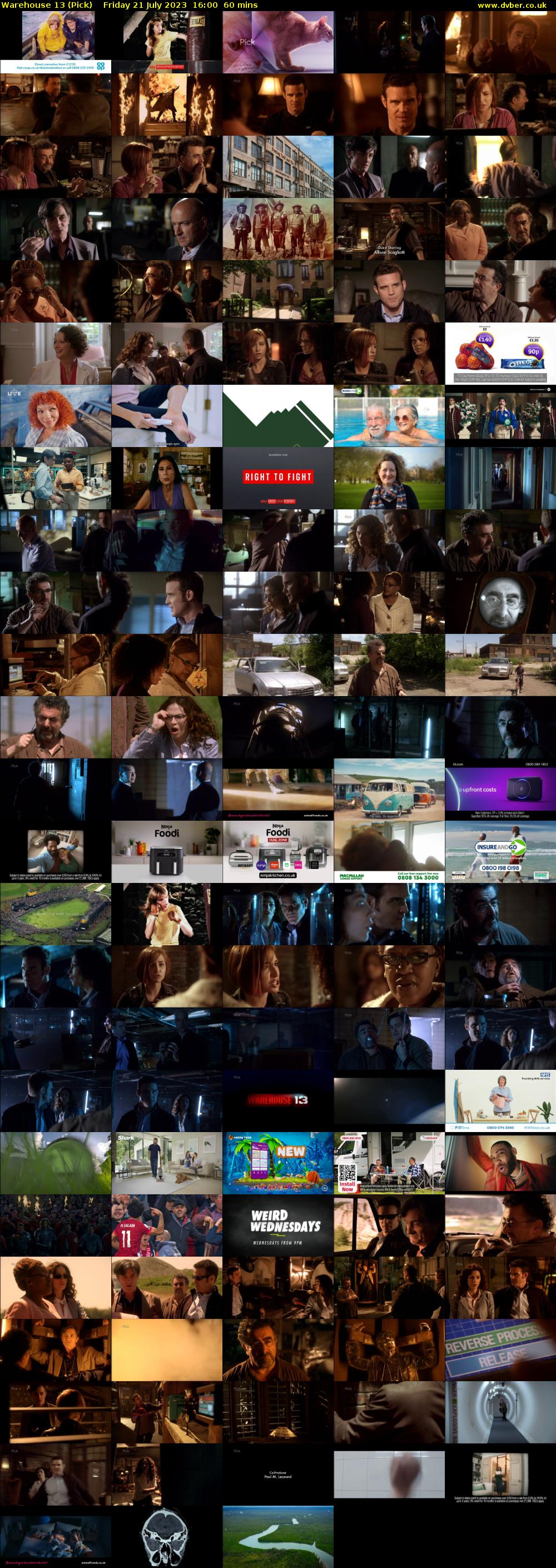 Warehouse 13 (Pick) Friday 21 July 2023 16:00 - 17:00