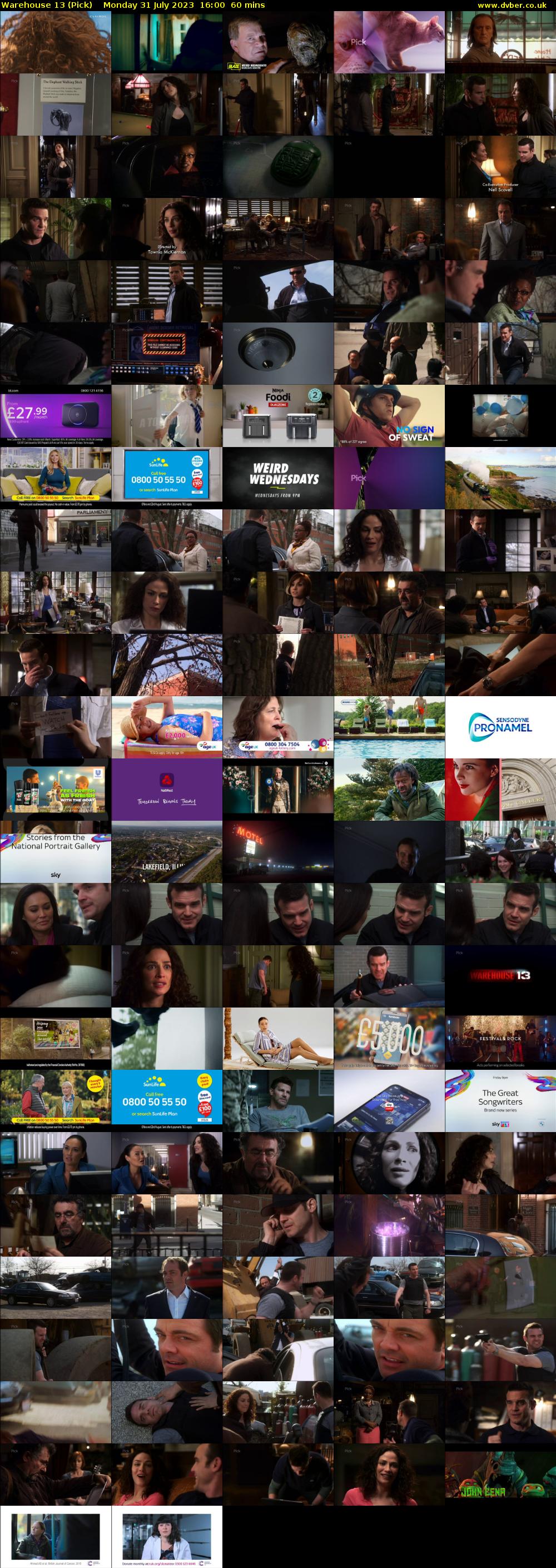 Warehouse 13 (Pick) Monday 31 July 2023 16:00 - 17:00