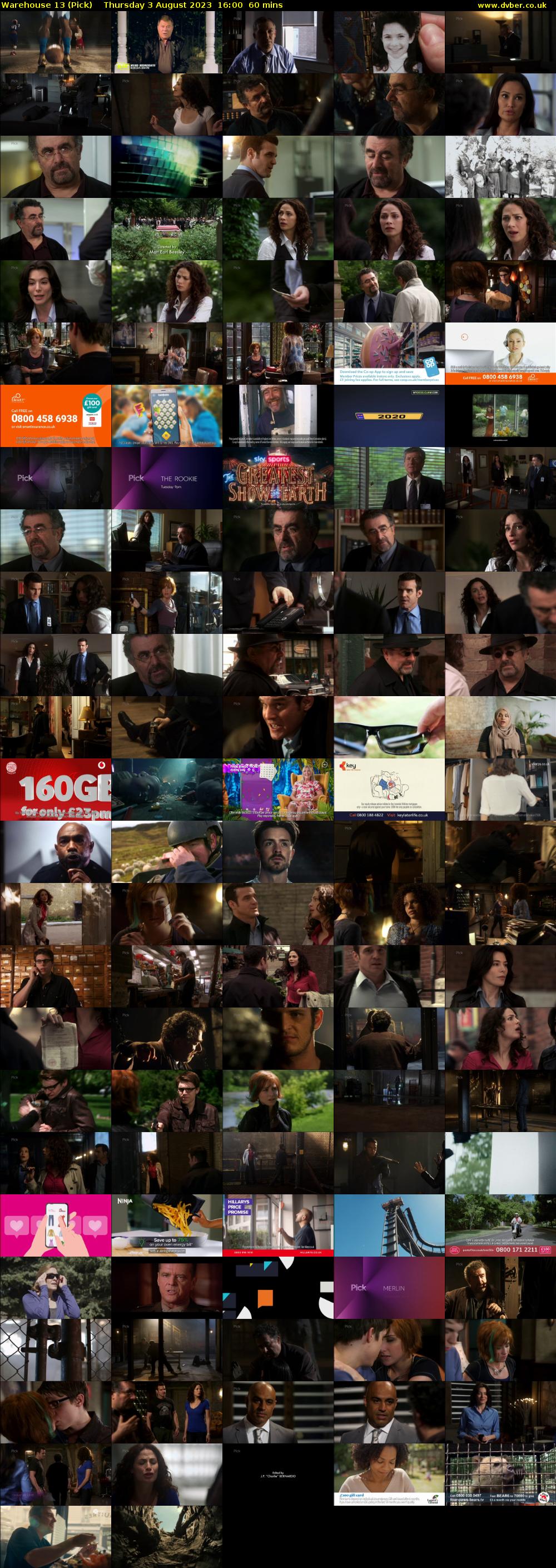 Warehouse 13 (Pick) Thursday 3 August 2023 16:00 - 17:00