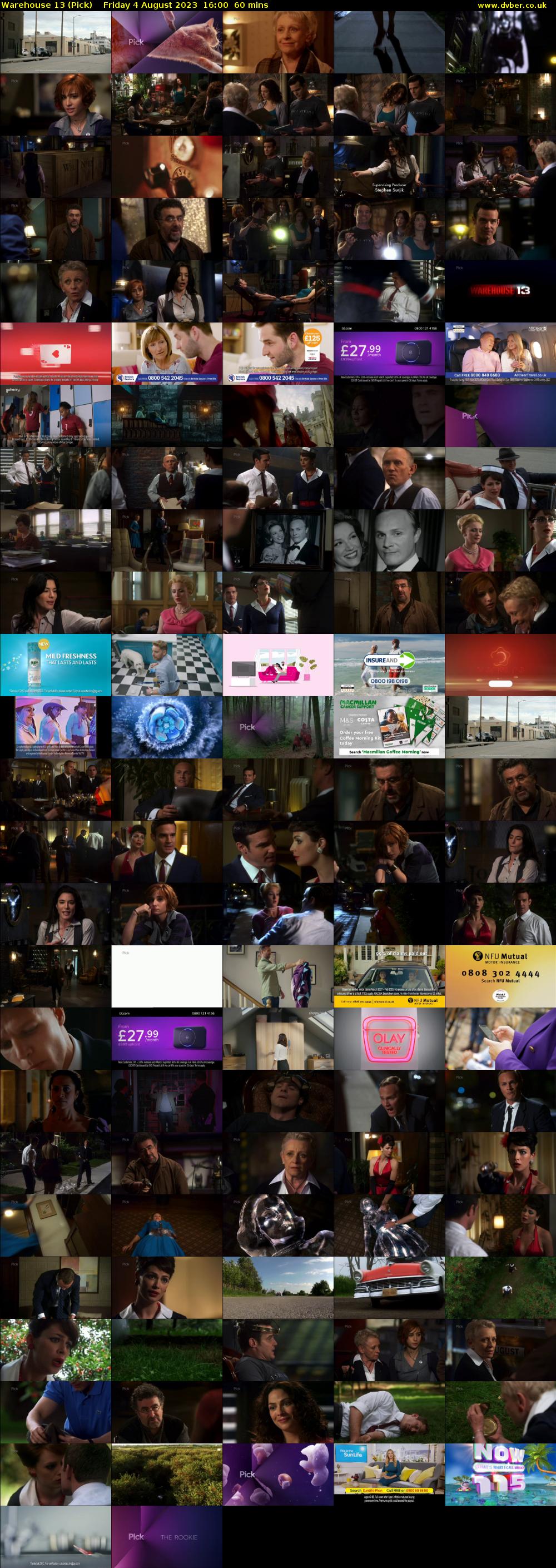 Warehouse 13 (Pick) Friday 4 August 2023 16:00 - 17:00