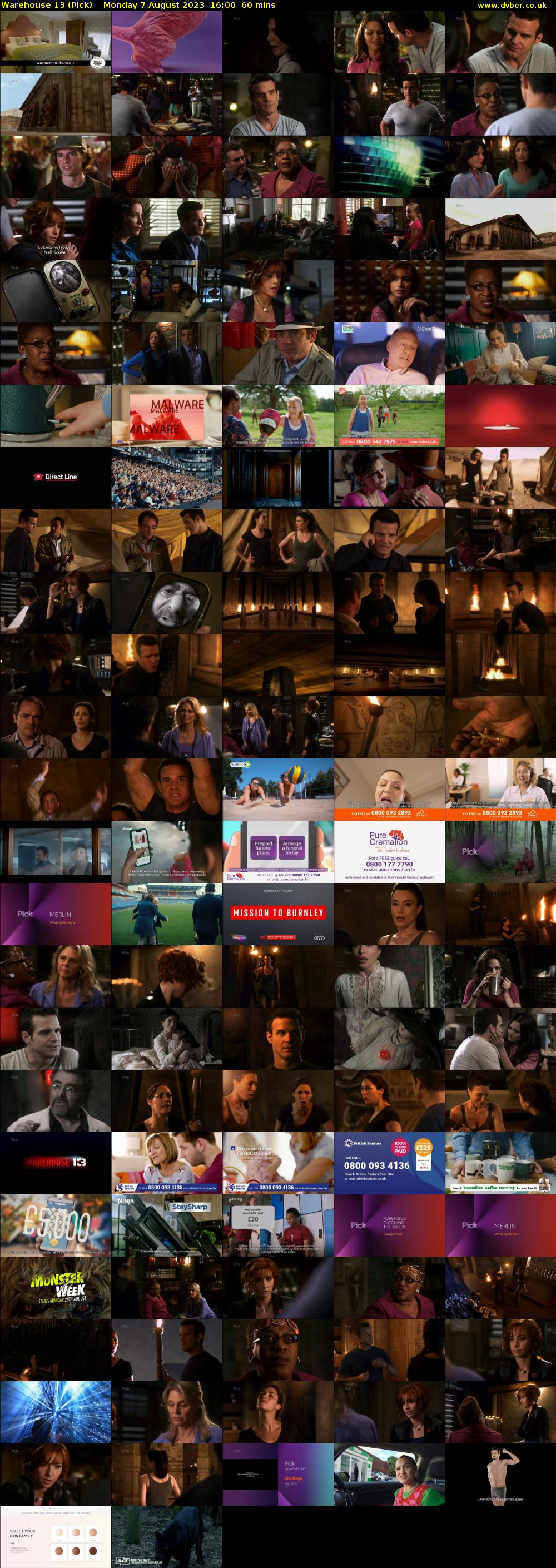 Warehouse 13 (Pick) Monday 7 August 2023 16:00 - 17:00