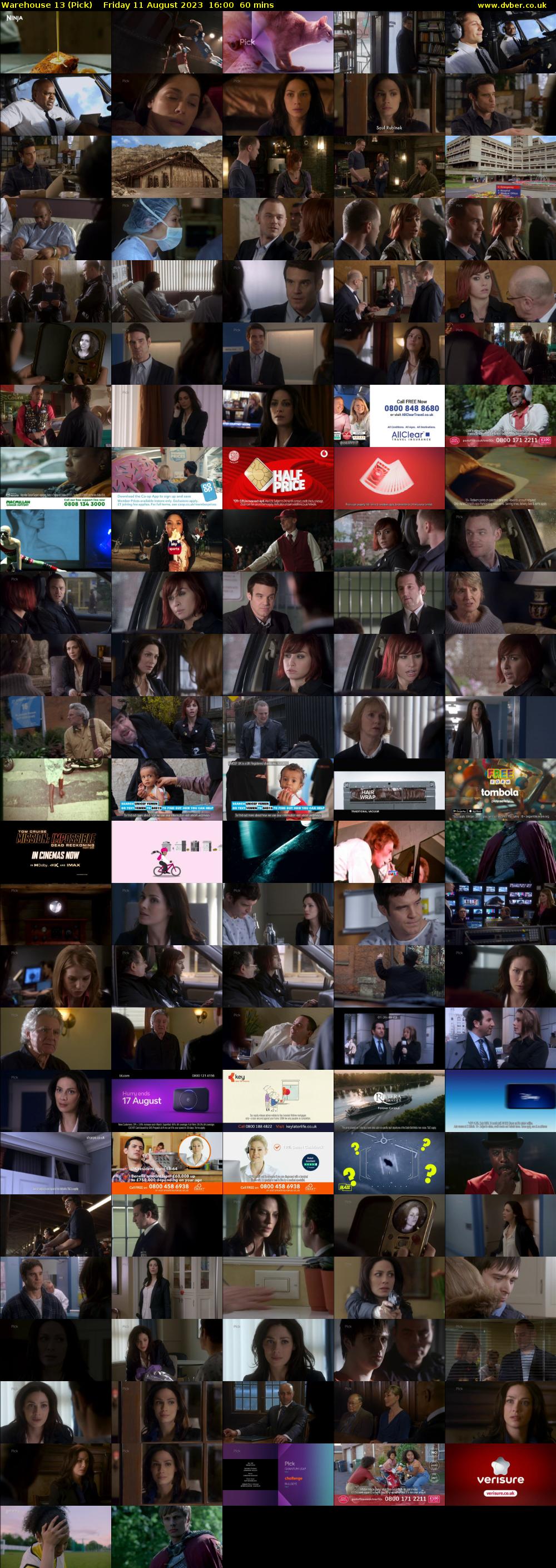 Warehouse 13 (Pick) Friday 11 August 2023 16:00 - 17:00
