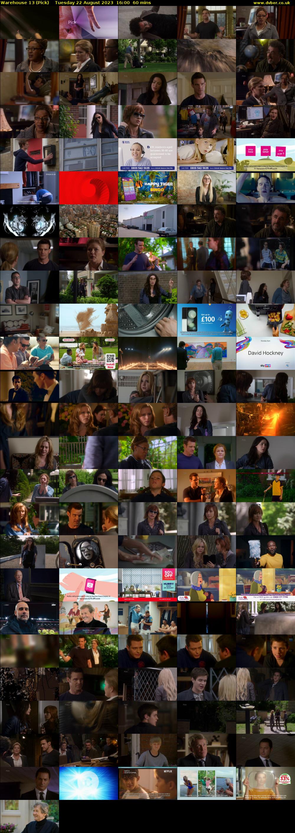 Warehouse 13 (Pick) Tuesday 22 August 2023 16:00 - 17:00