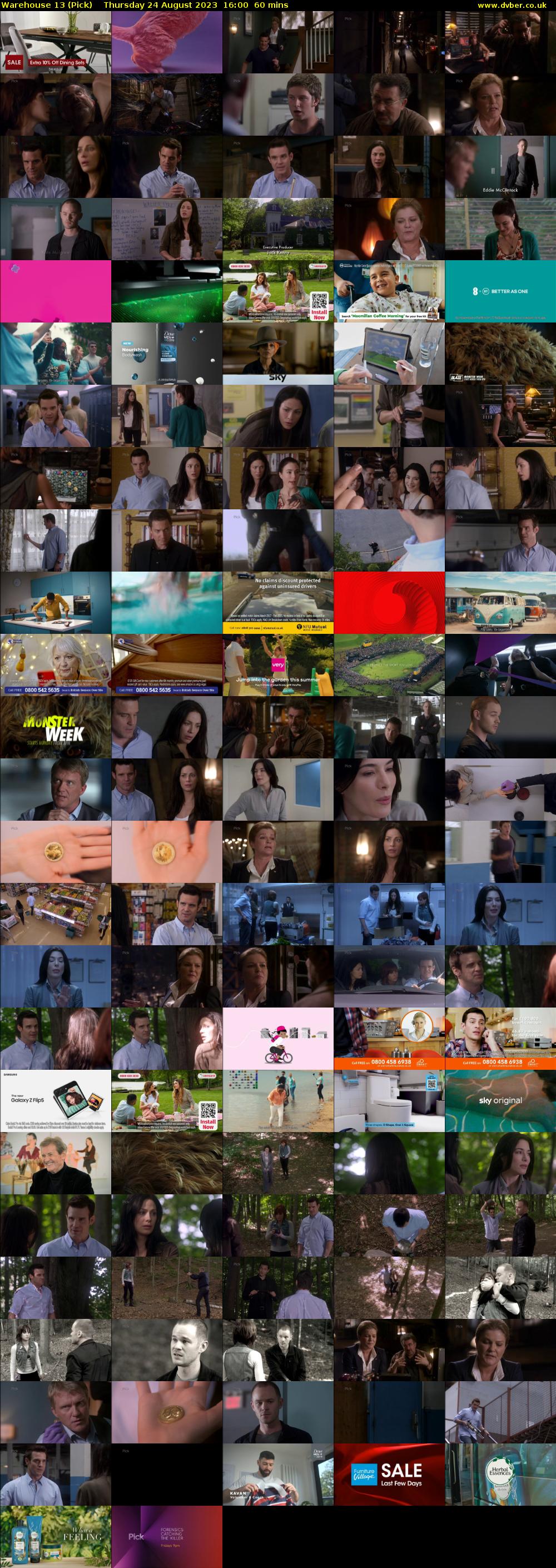 Warehouse 13 (Pick) Thursday 24 August 2023 16:00 - 17:00